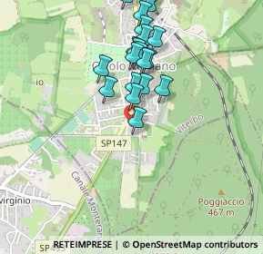 Mappa Via del Pisciarello, 01010 Oriolo Romano VT, Italia (0.4725)