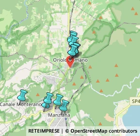 Mappa Via del Pisciarello, 01010 Oriolo Romano VT, Italia (1.69167)