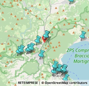 Mappa Via del Pisciarello, 01010 Oriolo Romano VT, Italia (5.1955)