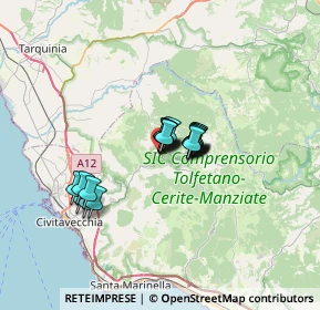 Mappa Via Civitavecchia, 00051 Allumiere RM, Italia (4.2725)