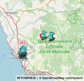 Mappa Via Civitavecchia, 00051 Allumiere RM, Italia (8.105)