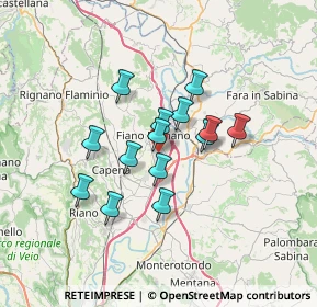 Mappa Via del Palombaro, 00065 Fiano Romano RM, Italia (5.42643)