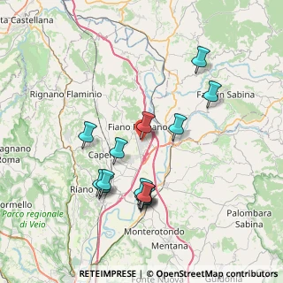 Mappa Via del Palombaro, 00065 Fiano Romano RM, Italia (7.71429)