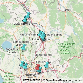 Mappa Via del Palombaro, 00065 Fiano Romano RM, Italia (17.97615)