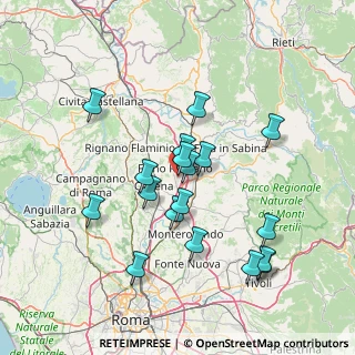 Mappa Via del Palombaro, 00065 Fiano Romano RM, Italia (14.60278)