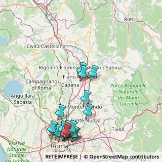 Mappa Via del Palombaro, 00065 Fiano Romano RM, Italia (22.2605)