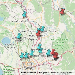 Mappa Via del Palombaro, 00065 Fiano Romano RM, Italia (20.50053)