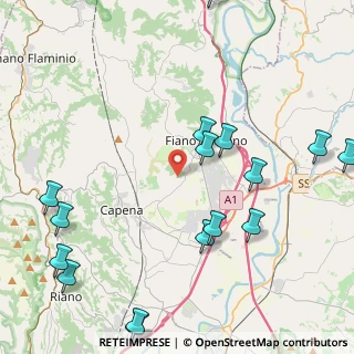 Mappa Via delle Sassete, 00065 Fiano Romano RM, Italia (5.91938)