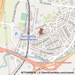 Mappa Viale San Francesco, 26, 02032 Fara in Sabina, Rieti (Lazio)