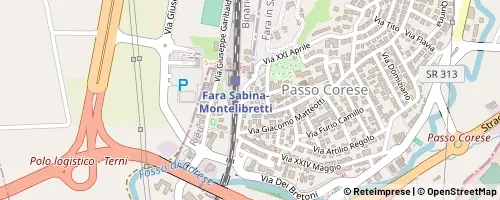 Mappa Fara in Sabina