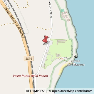 Mappa Via Osca, 9, 66054 Vasto, Chieti (Abruzzo)