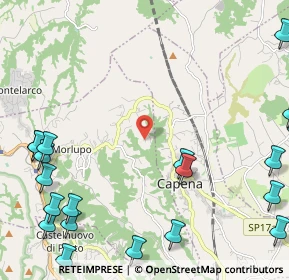 Mappa Via Sterpareti, 00067 Morlupo RM, Italia (3.5155)