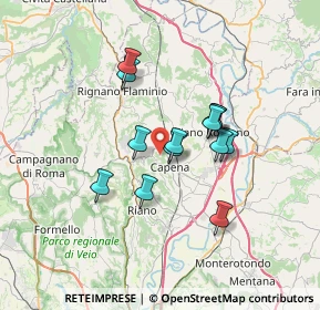 Mappa Via Sterpareti, 00067 Morlupo RM, Italia (5.63846)