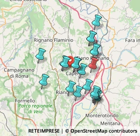 Mappa Via Sterpareti, 00067 Morlupo RM, Italia (6.374)