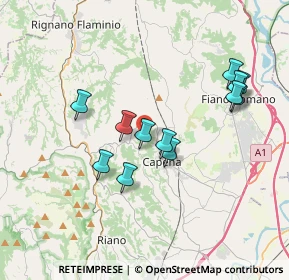 Mappa Via Sterpareti, 00067 Morlupo RM, Italia (3.585)