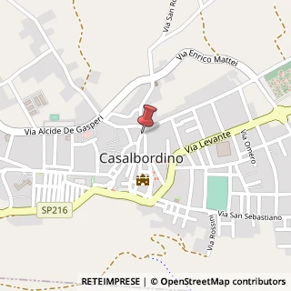 Mappa Via Santa Maria,  40, 66021 Casalbordino, Chieti (Abruzzo)