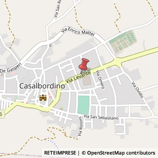 Mappa Via Levante, 57, 66021 Casalbordino, Chieti (Abruzzo)