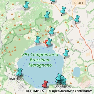 Mappa Piazza Vittorio Emanuele, 00069 Trevignano Romano RM, Italia (6.5345)