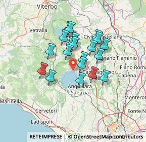 Mappa Piazza Vittorio Emanuele III, 00069 Trevignano Romano RM, Italia (11.042)