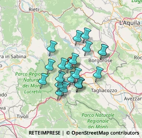 Mappa Via Roma, 02020 Nespolo RI, Italia (10.491)