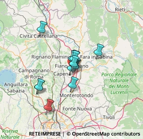 Mappa , 00065 Fiano Romano RM, Italia (9.72917)