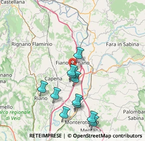 Mappa , 00065 Fiano Romano RM, Italia (7.85909)