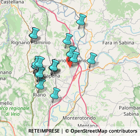 Mappa , 00065 Fiano Romano RM, Italia (6.7105)