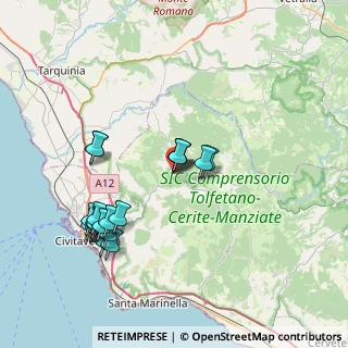 Mappa Via Nuova, 00051 Allumiere RM, Italia (8.257)