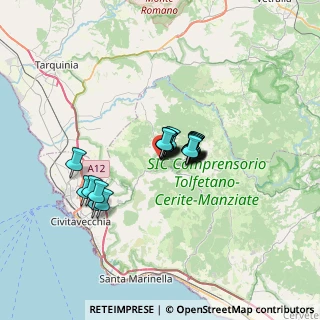 Mappa Via Nuova, 00051 Allumiere RM, Italia (4.333)
