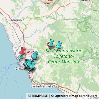 Mappa Via Nuova, 00051 Allumiere RM, Italia (9.823)