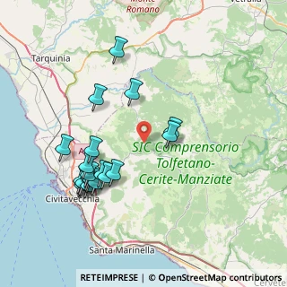 Mappa Via Nuova, 00051 Allumiere RM, Italia (8.509)