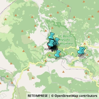 Mappa Via Nuova, 00051 Allumiere RM, Italia (0.5095)