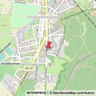 Mappa Via Roma, 29, 01010 Oriolo Romano, Viterbo (Lazio)