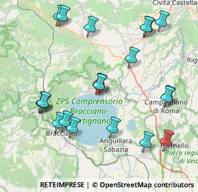 Mappa Viale Garibaldi, 00069 Trevignano Romano RM, Italia (9.7485)