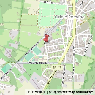 Mappa Via Salvo D'Acquisto, 10, 01010 Oriolo Romano, Viterbo (Lazio)