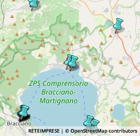 Mappa Via della Bellera, 00069 Trevignano Romano RM, Italia (7.061)