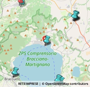 Mappa Via della Bellera, 00069 Trevignano Romano RM, Italia (6.4795)