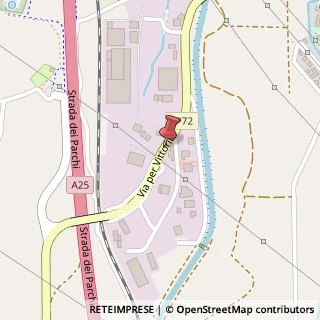 Mappa Via Zona Peep, 1, 65026 Popoli, Pescara (Abruzzo)