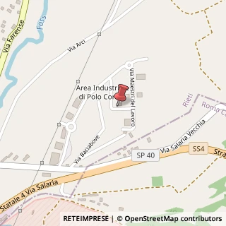 Mappa Via Maestri del Lavoro, 9, 02032 Fara in Sabina, Rieti (Lazio)