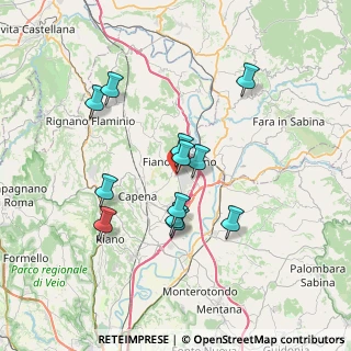 Mappa Via Pier Paolo Pasolini, 00065 Fiano Romano RM, Italia (6.6375)