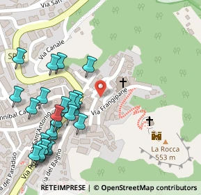 Mappa Via Costa Bassa, 00059 Tolfa RM, Italia (0.152)