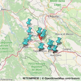 Mappa Piazza S. Vincenzo, 02021 Borgorose RI, Italia (11.418)