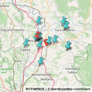 Mappa Strada Statale 4 Dir, 00010 Fiano Romano RM, Italia (6.11588)
