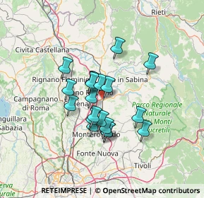 Mappa 00010 Fiano Romano RM, Italia (10.439)