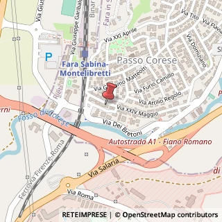 Mappa Via XXIV Maggio, 60, 02032 Fara in Sabina, Rieti (Lazio)