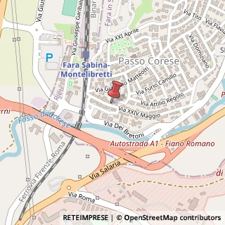 Mappa Via XXIV Maggio, 49, 02032 Fara in Sabina, Rieti (Lazio)