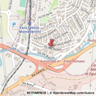Mappa Via XXIV Maggio, 78, 02032 Fara in Sabina, Rieti (Lazio)