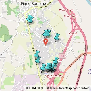 Mappa Via Firenze, 00065 Fiano Romano RM, Italia (1.158)