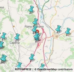 Mappa Via Firenze, 00065 Fiano Romano RM, Italia (6.05706)