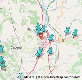 Mappa Via Firenze, 00065 Fiano Romano RM, Italia (5.60533)